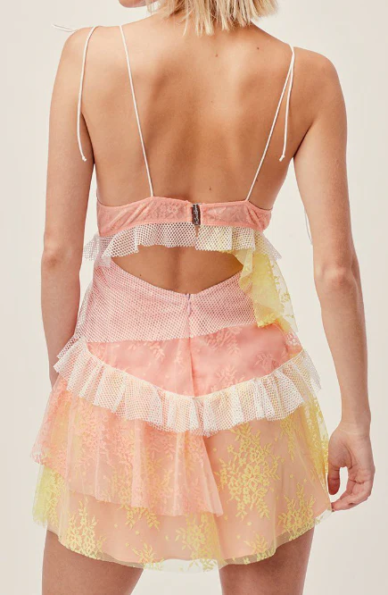 Spaghetti Straps Lace Homecoming Dress Mini Prom Dresses