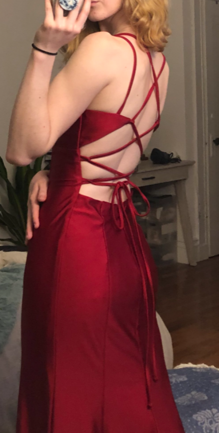 Spaghetti Straps Mermaid Long Prom Dresses