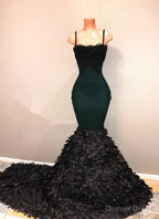 Spaghetti Straps prom Dresses, mermaid Prom Gown on sale