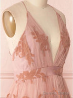 Spaghetti Straps Short Pink Homecoming Dresses Criss Cross Back