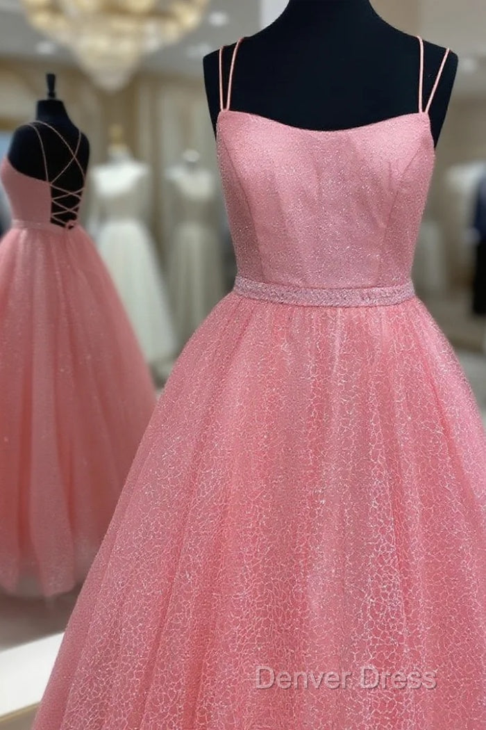 Sparkling Prom Dresses, Formal Dresses, Dance Dresses, Graduation School Party Gown Main image