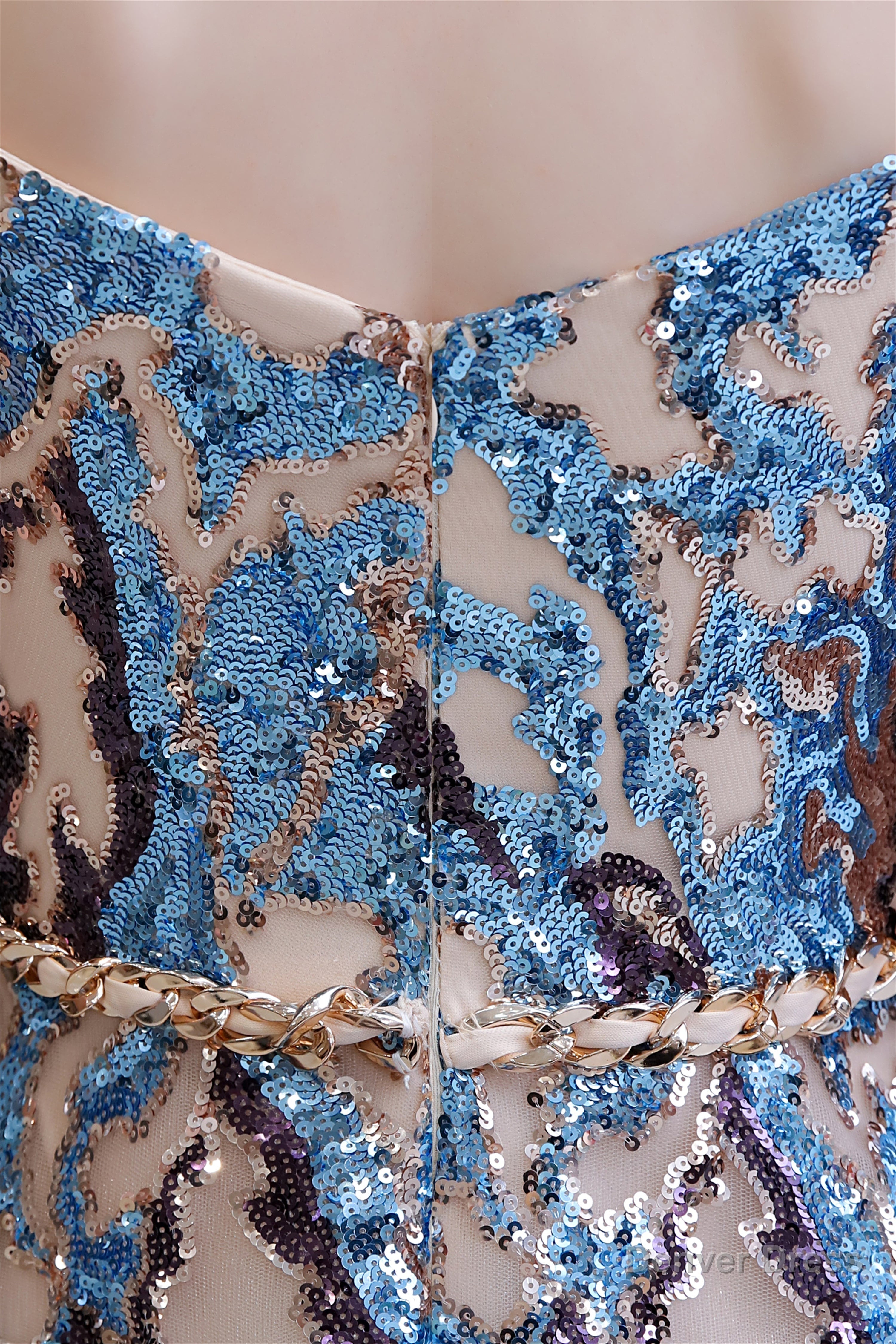 Sparkly Off The Shoulder Sequins A Line Prom Dresses Floor Length