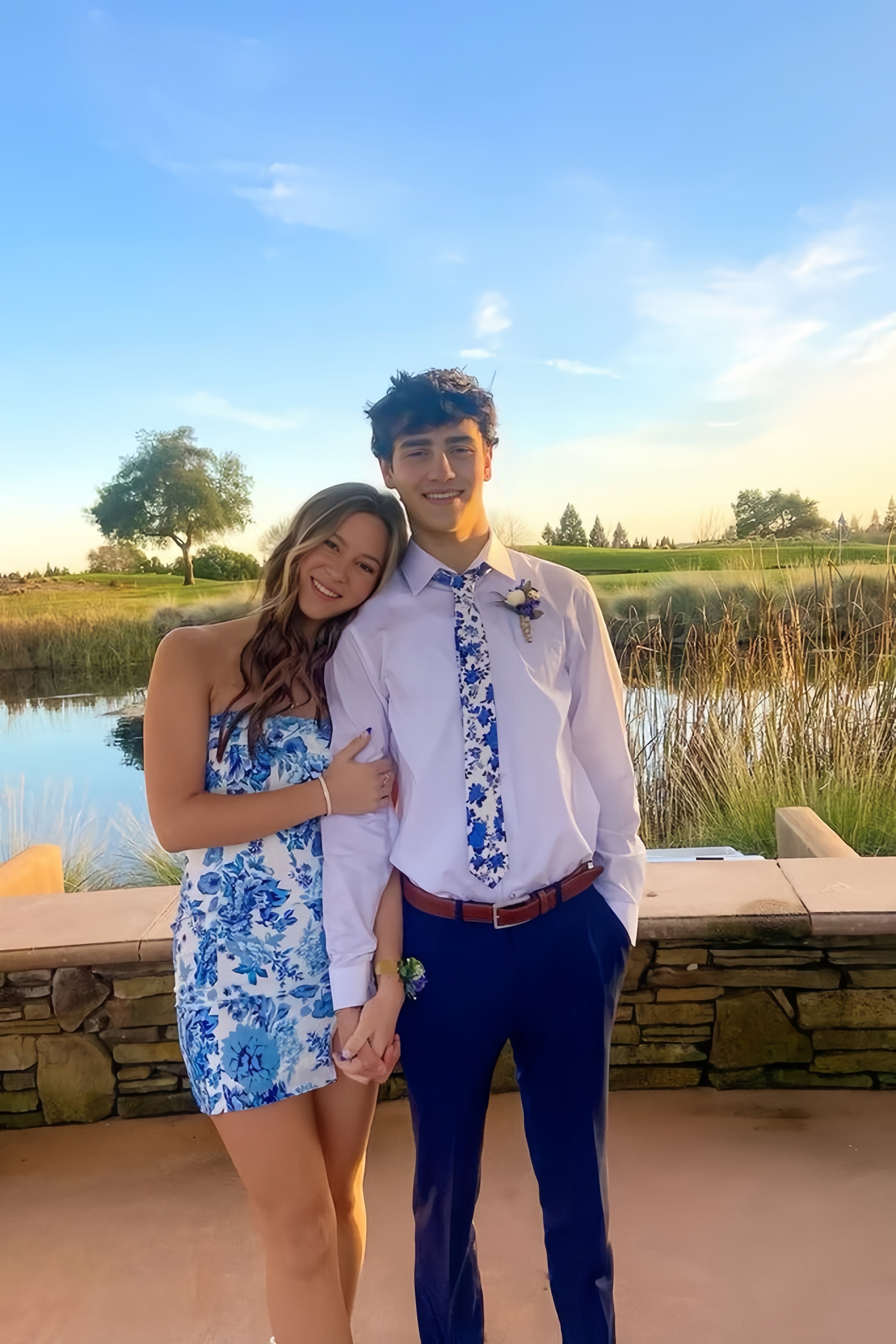 Spring Fling Dress, Strapless Floral Print Homecoming Dress, Mini Prom Dresses