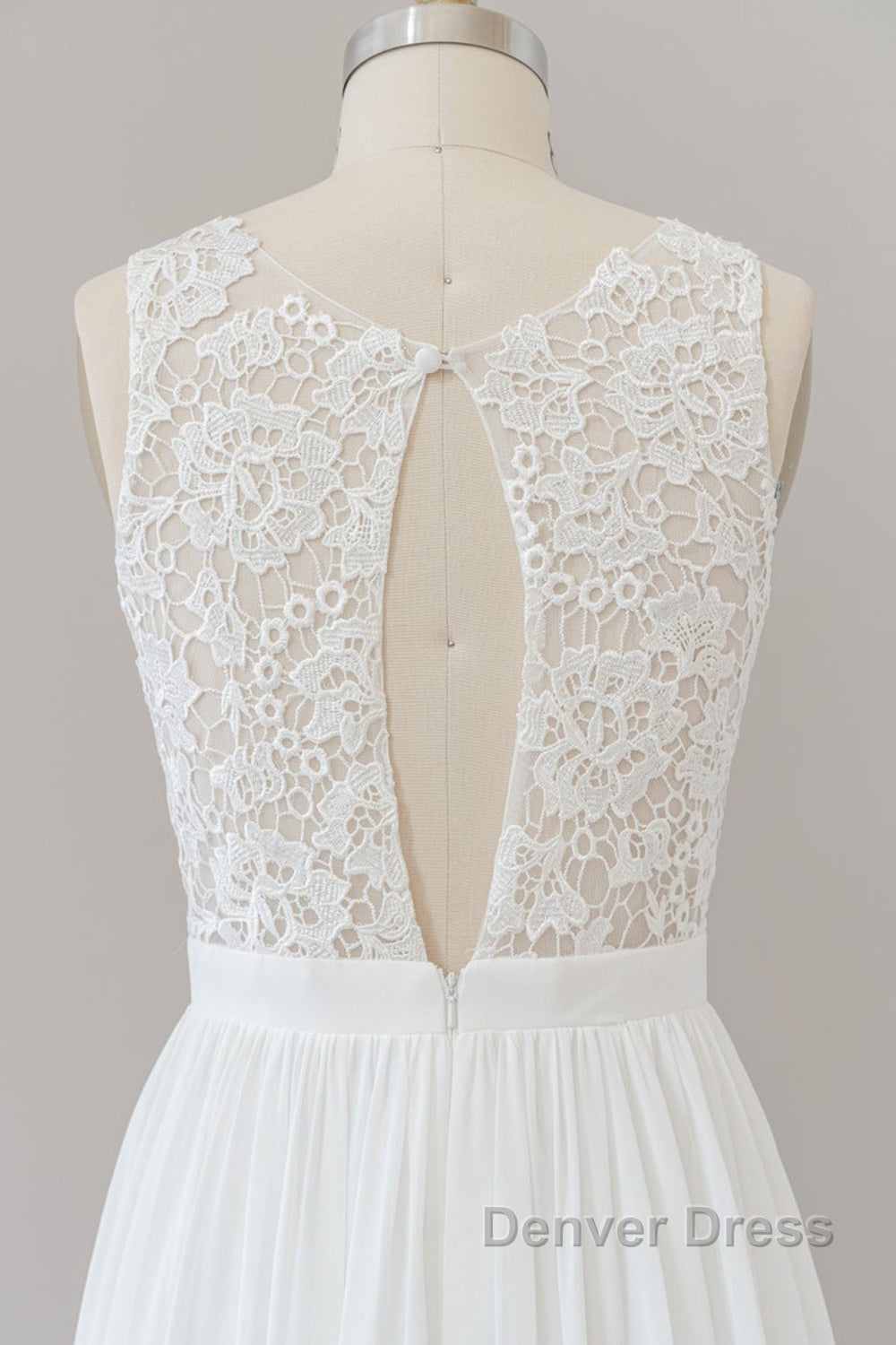 Straps Lace A-line Boho Wedding Dresses