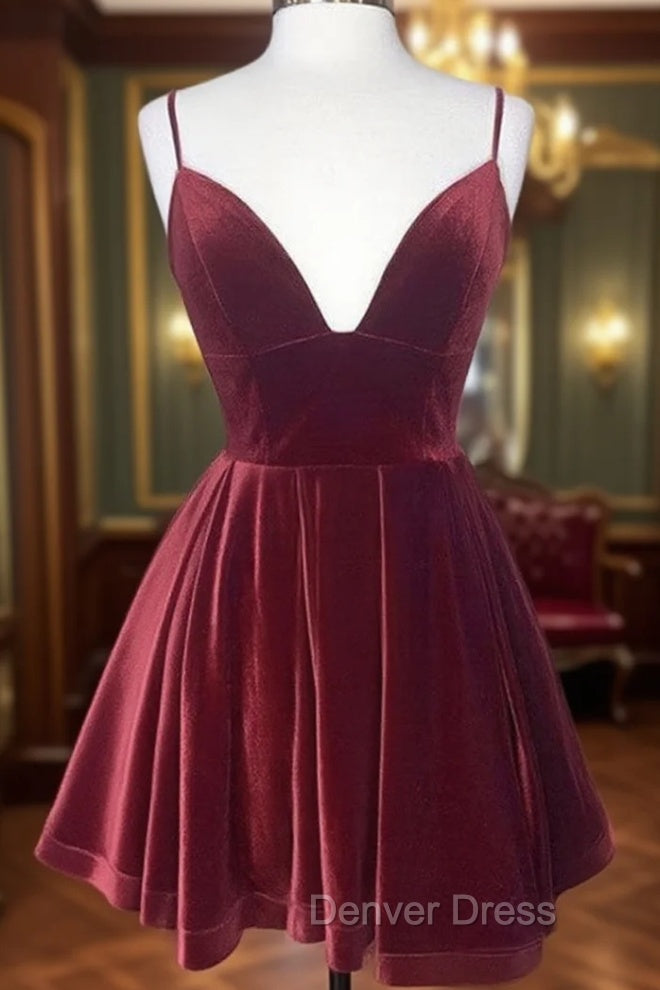 Stunning A Line Charmeuse Short Mini Homecoming Dresses
