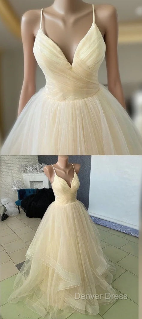 Stunning Champagne Color Wedding Dresses Prom Dresses For Wedding Party Main image