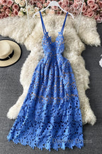 Stylish V Neck Lace Dresses A Line Party Dresses Long Prom Dresses,Sexy Party Dresses