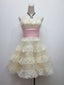 Sweet 16Th Ball Gowns Strapless Lace Short Homecoming Dresses Birthday Outfits