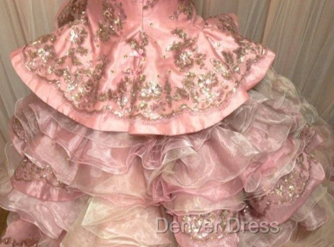 Sweet A Line Strapless Satin Tulle Sequined Wedding Dresses Beaded Diamond Long Ball Gowns
