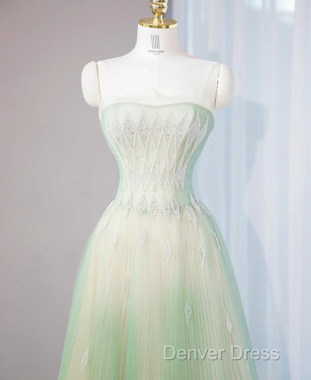 Sweet Fairy Style Ball Gowns For Birthday&Quinceanera Sparkling Diamond A Line Tulle Prom Dresses
