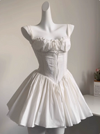 Sweet Fishbone Suspender Princess Birthday Tutu Homecoming Dresses