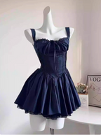 Sweet Fishbone Suspender Princess Birthday Tutu Homecoming Dresses
