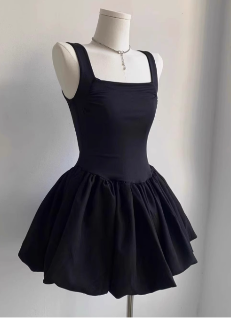 Sweet Square Neck Sleeveless Waist Ballet Puffy Birthday Tutu Homecoming Dresses