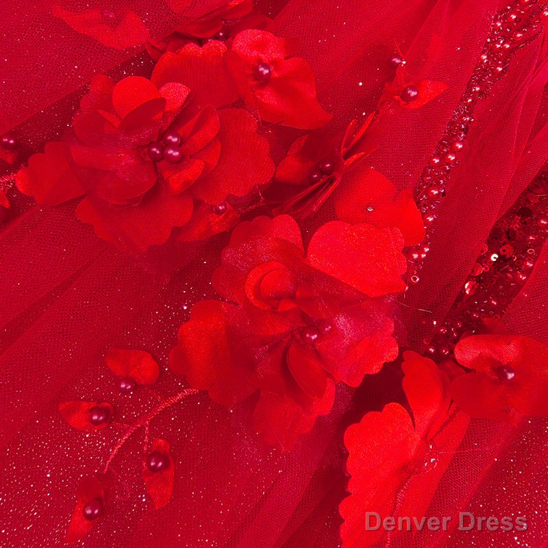 Sweet Valentine Red Quinceanera Dresses