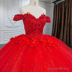 Sweet Valentine Red Quinceanera Dresses