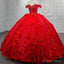 Sweet Valentine Red Quinceanera Dresses