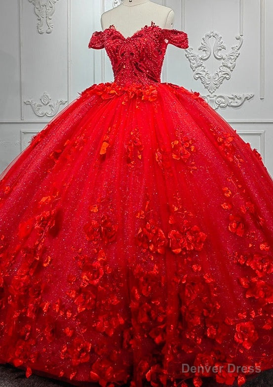 Sweet Valentine Red Quinceanera Dresses