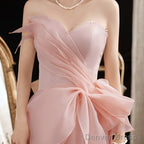 Sweetheart A Line Pink Prom Dress Sweet Birthday Prom Dresses