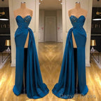 Sweetheart Lace Appliques Prom Dress Long With Split