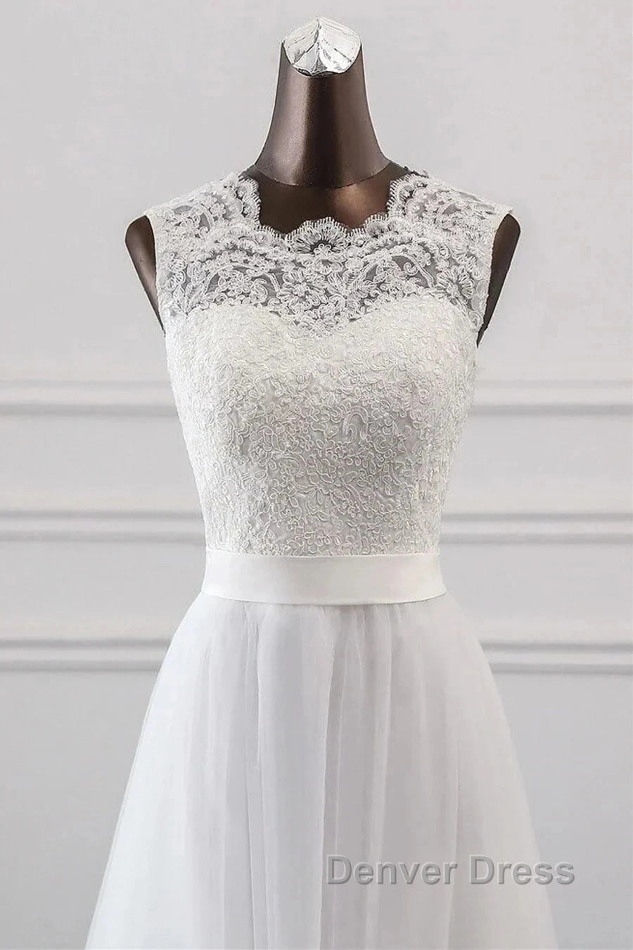 Sweetheart Lace Up Sleeveless Long Wedding Dresses