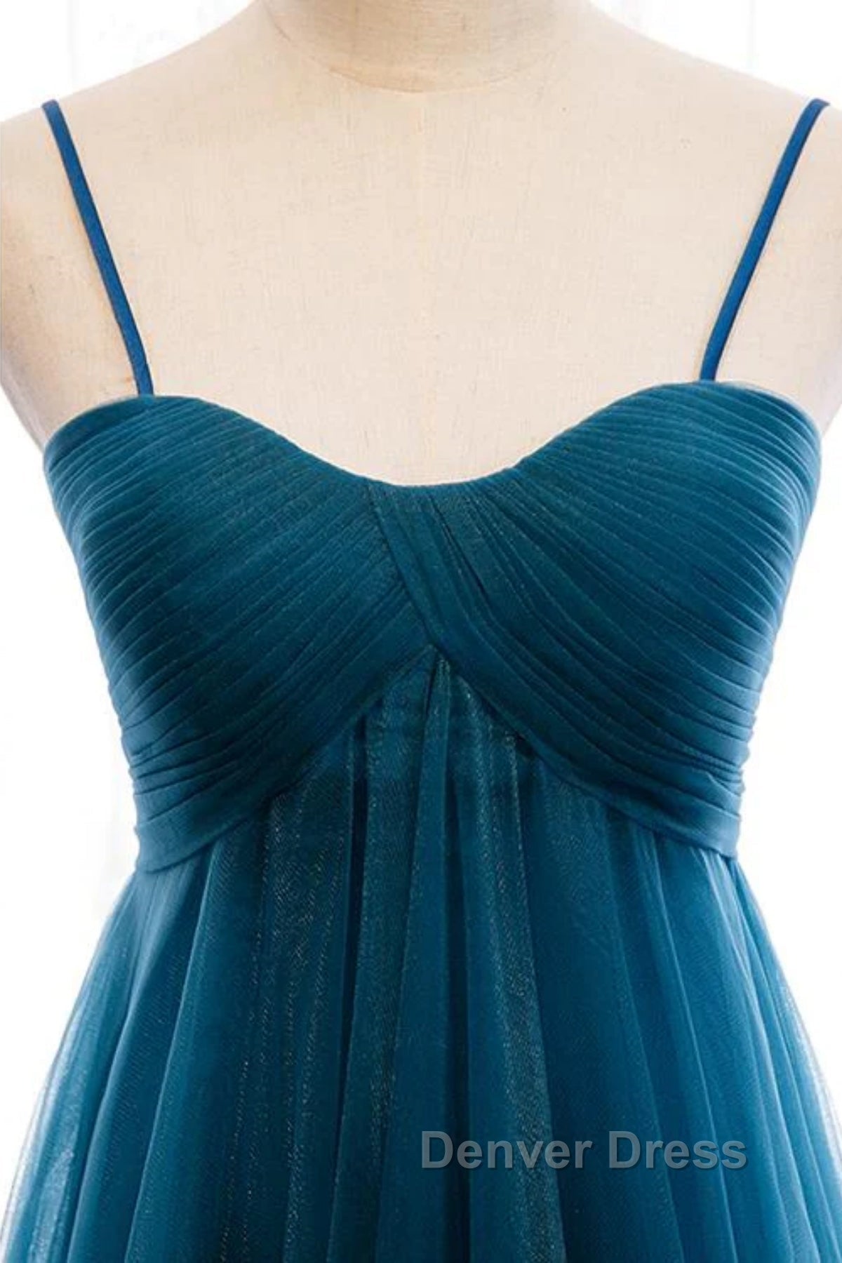 Sweetheart Neck Blue Long Prom Dress, Long Blue Prom Graduation Prom Dresses