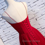 Sweetheart Neck Red Long Prom Dress, Red Long Prom Dresses