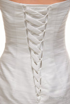 Sweetheart Off The Shoulder Pleated Mermaid Simple Wedding Dresses