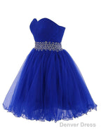 Sweetheart Tulle Cocktail Homecoming Dresses