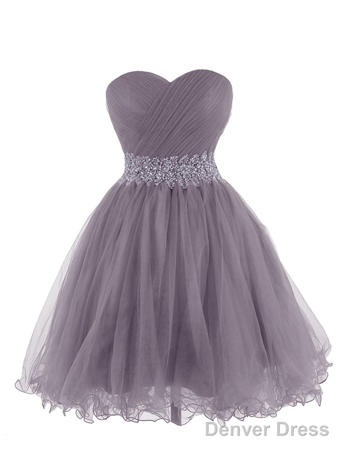 Sweetheart Tulle Cocktail Homecoming Dresses Main image