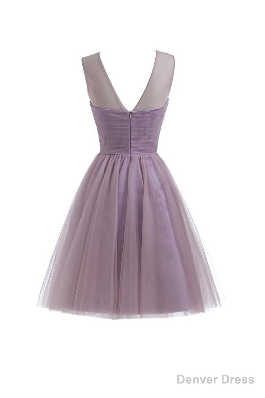 Sweetheart Tulle Homecoming Dress A Line Scoop Short Prom Dresses Secondary image