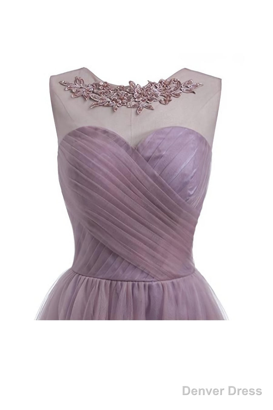 Sweetheart Tulle Homecoming Dresses A Line Scoop Short Prom Dress Main image