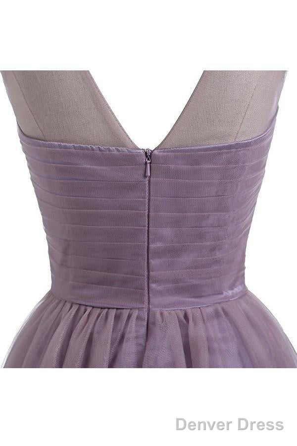 Sweetheart Tulle Light Gray Homecoming Dress Short Prom Dresses