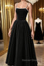 Tea Length Velvet Prom Dress, Velvet Tea Length Prom Homecoming Dresses