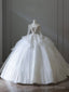 Timeless Ball Gown Square Neckline Sequin Long Wedding Dresses Bridal Dress