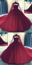 Tulle Ball Gown Prom Dress With Cape