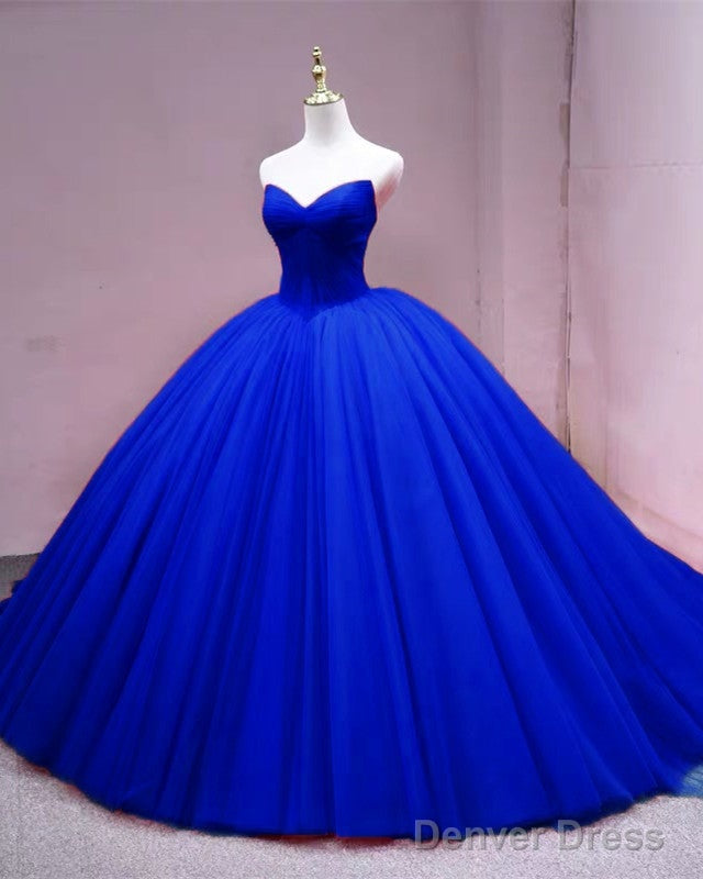 Tulle Corset Ball Gown Quinceanera Dresses Pleated V Neck