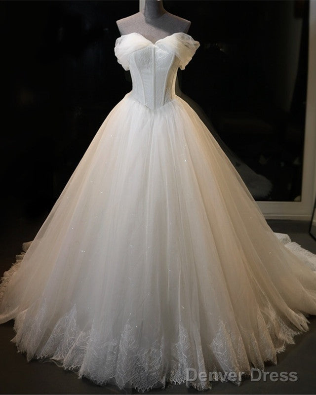 Tulle Corset Wedding Dress Ball Gown Lace Edge Secondary image