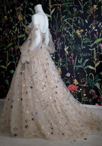 Light Color Exquisite Elegant Fashion Long Tulle Ball Gowns Prom Dresses