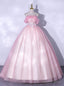 Tulle Off the Shoulder Appliques Quinceanera Dresses