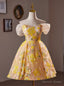 Tulle Sequins Off the Shoulder Homecoming Dresses