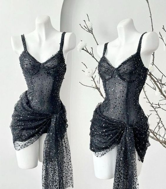 Unique Sheath Straps Sequin Lilac Prom Tight Homecoming Dress 8Th Grad Dance Graduation Dress Short Hoco Dresses