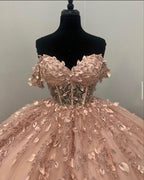 Unique Sleeveless Light Pink Ball Gowns Prom Dresses