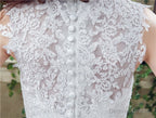V Neck A Line Wedding Dresses