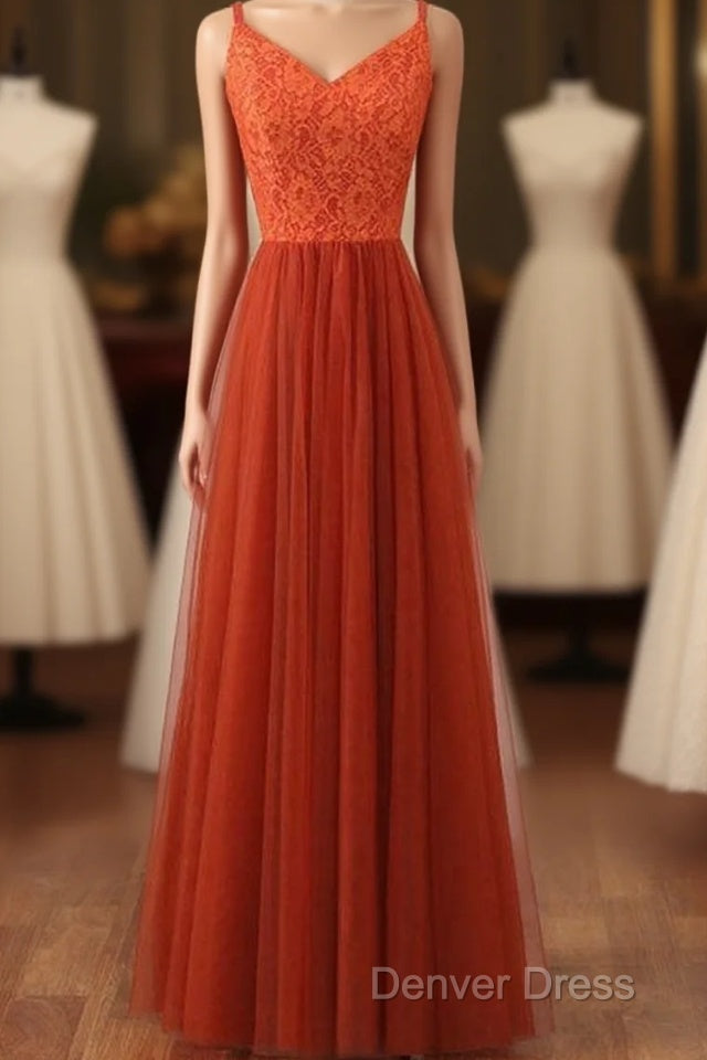 V Neck Sienna Lace Top Bridesmaid Dresses Main image