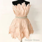 Vintage A Line Satin Champagne Homecoming Dresses 18Th Birthday Outfits