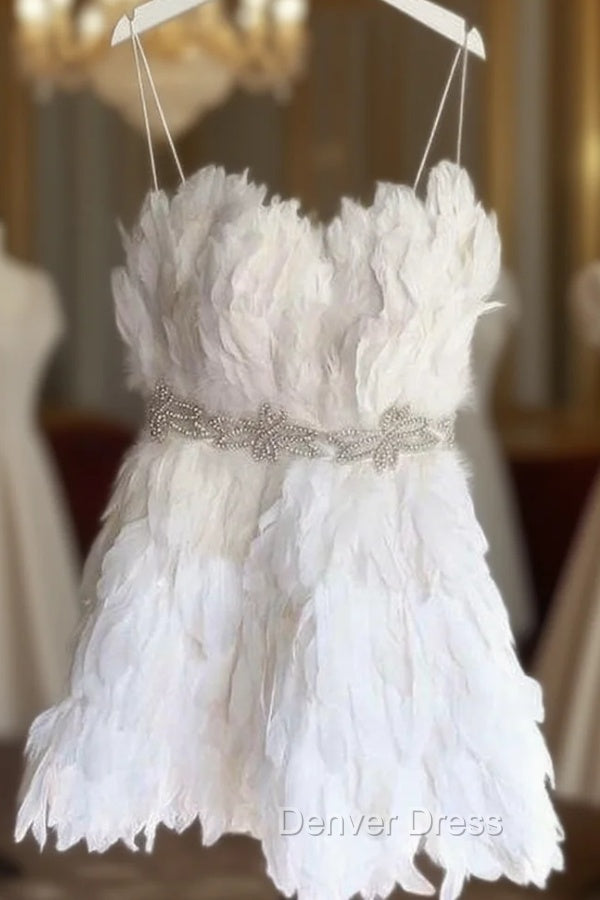 Vintage A Line Satin White Homecoming Dresses 18Th Birthday Outfits