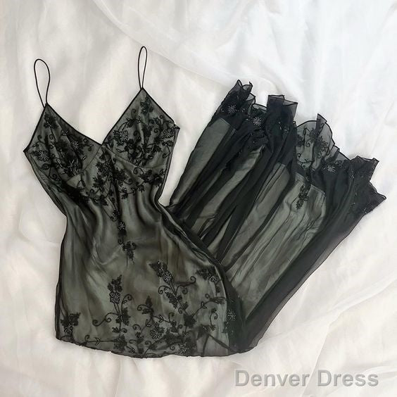 Vintage A Line Straps Black Prom Dresses 22Th Birthday Outfit