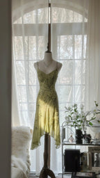 Vintage Prom Dresses, Sleeveless Green Prom Gown