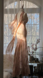Vintage Prom Dresses, Sleeveless Long Prom Gown