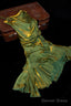 Vintage High Low Spaghetti Straps Ruffles Green Prom Dresses Birthday Outfits